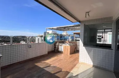 Apartamento cobertura duplex para locação - dona clara - bh