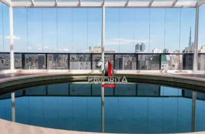 Condomíno regency, cobertura com 5 dormitórios à venda, 1200 m² por r$ 45.000.000 - jardim paulista - são paulo/sp