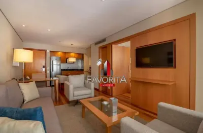 Condomínio george v, flat com 1 dormitório à venda, 60 m² por r$ 990.000 - jardins - são paulo/sp