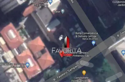 Terreno à venda, 400 m² por r$ 4.500.000,00 - pinheiros - são paulo/sp