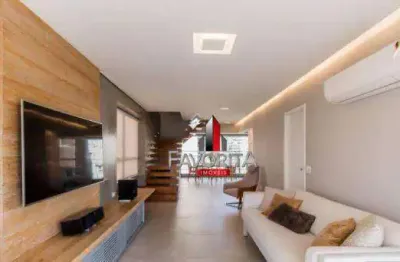 Condomínio vila nova luxury home design, apartamento duplex com 3 dormitórios à venda, 200 m² por r$ 4.283.000 - vila nova conceição - são paulo/sp