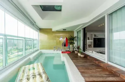 Condomínio flórida penthouses, cobertura com 4 dormitórios à venda, 400 m² por r$ 6.479.000 - brooklin - são paulo/sp