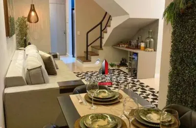 Apartamento duplex com 2 dormitórios à venda, 117 m² por r$ 1.289.000 - jardim aeroporto - são paulo/sp