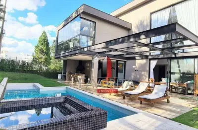 Alphaville granja viana, casa com 4 dormitórios à venda, 400 m² por r$ 3.795.000 - granja viana - carapicuíba/sp