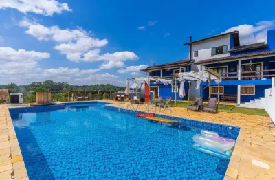 Chácara com 5 dormitórios, 2400 m² - venda por r$ 2.500.000 ou aluguel por r$ 10.000/mês - chácara remanso (caucaia do alto) - cotia/sp