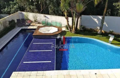 Casa com 5 dormitórios, 500 m² - venda por r$ 4.900.000 ou aluguel por r$ 19.000/mês - são paulo ii - cotia/sp