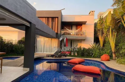 Casa com 4 dormitórios à venda, 500 m² por r$ 5.300.000 - vintage - cotia/sp