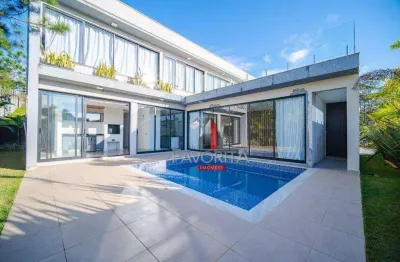 Casa com 3 dormitórios à venda, 380 m² por r$ 3.420.000 - vintage - cotia/sp