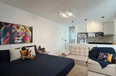 Locação - loft aconchegante e funcional no mogilar | 43m², varanda gourmet com churrasqueira, lazer
