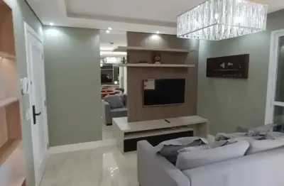 Apartamento mobiliado com 3 dorms e lazer completo para locação  no luzes residence, na praça do habib's