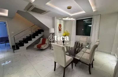 Casa duplex em condomínio no calhau com 175,50 m², 4 quartos sendo 4 suítes
