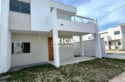 Casa em condomínio, duplex, 04 qtos (1 suíte master + 2 semi-suítes + 1 qto no t