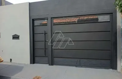 Casa à venda, 2 vagas, loteamento professora marina moretti ferreira - marília/sp