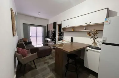 Apartamento mobiliado térreo com 2 quartos à venda no reserva florada – jardim cristo rei, marília/sp
