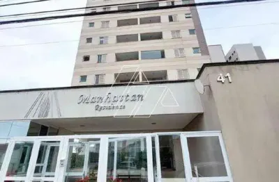 Apartamento com 2 suítes e 1 vaga à venda no edifício manhattan – marília/sp