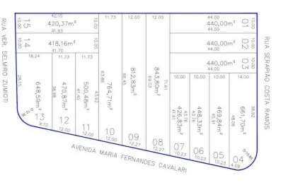 Terreno à venda no Jardim Cavallari, Marília 