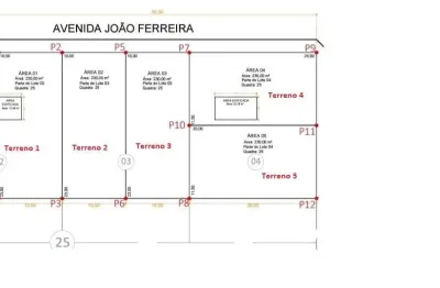 Terreno à venda no Centro, Gália 