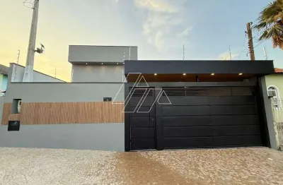 Casa à venda em marília (núcleo habitacional nova marília, sul) – 3 quartos, 1 suíte, 3 vagas