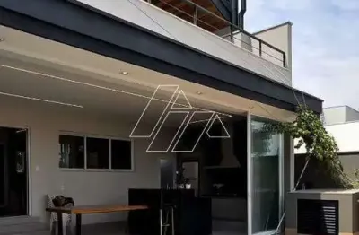 Sobrado com 4 suítes e 2 vagas à venda no condomínio esmeralda residence ii – marília/sp