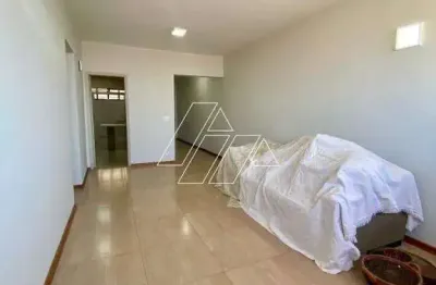 Apartamento com 132 m² e 1 vaga de garagem à venda no edifício flamboyan, localizado no centro de marília/sp