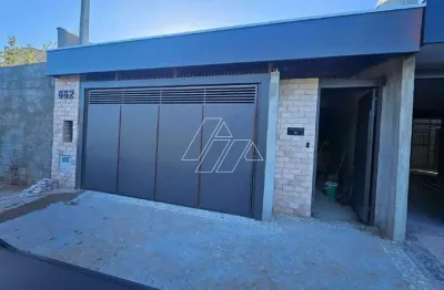 Casa nova à venda, 3 quartos, 1 suíte, 2 vagas, jardim esplanada - marília/sp