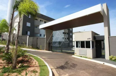 Apartamento com 2 dormitórios para locação no residencial lírios – alto cafezal, marília/sp