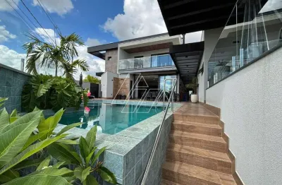 Casa à venda, 4 quartos, 4 suítes, Residencial Villa Flora Aquarius - Marília/SP