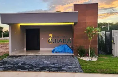 Casa em condomínio fechado com 3 quartos à venda no Jardim Imperial, Cuiabá 