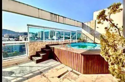 Cobertura com 4 dormitórios à venda, 172 m² por r$ 820.000,00 - freguesia (jacarepaguá) - rio de janeiro/rj