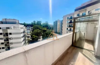 Cobertura com 3 dormitórios à venda, 116 m² por r$ 700.000,00 - pechincha - rio de janeiro/rj