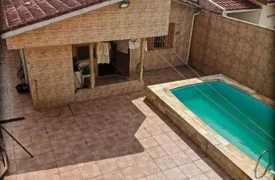 Casa com 3 dormitórios à venda, 159 m² por r$ 480.000 - vila anhanguera - mongaguá/sp