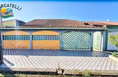Casa com 2 dormitórios à venda, 117 m² por r$ 350.000 - balneário jussara - mongaguá/sp