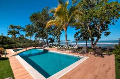 Linda casa dentro de condomínio pé na areia à venda na praia de juquehy !