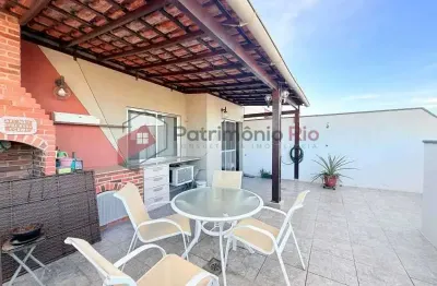 Cobertura com 3 quartos à venda na rua cabo herculano, vila da penha, rio de janeiro, 128 m2 por r$ 500.000