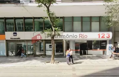 Sala comercial com 1 sala à venda na avenida rio branco, centro, rio de janeiro, 45 m2 por r$ 140.000