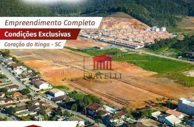 Terreno à venda, 256 m² por r$ 15.576,62 - itinga - araquari/sc