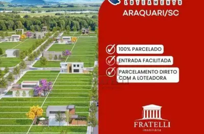 Terreno à venda, 240 m² por r$ 3.000,00 - colégio agrícola - araquari/sc