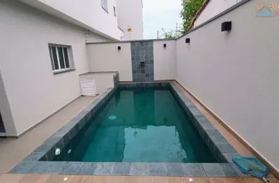 Sobrado com 3 dormitórios à venda, 102 m² por r$ 585.000,00 - são marcos - itanhaém/sp