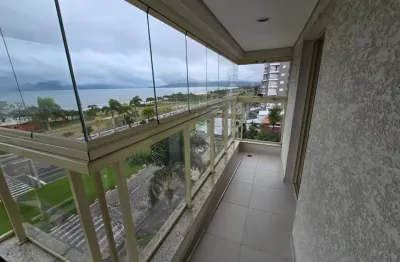 Apartamento para locação no centro, frente mar em caraguatatuba