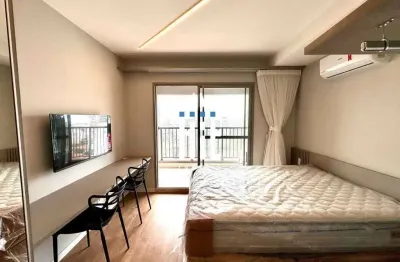 Studio mobiliado na vila mariana, são paulo-sp: 1 quarto, 1 suíte, 25m². condomínio completo e próximo ao metrô ana rosa.