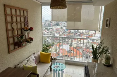 Lindo apartamento semi mobiliado na vila nair, sp: 2 quartos, varanda gourmet, lazer completo! agende sua visita hoje!