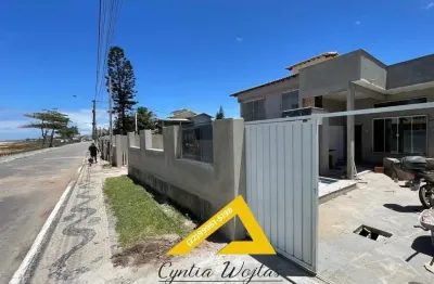 Nova casa moderna á venda - frente da praia pontal santo antonio - unamar