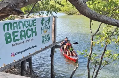 Resort a beira do rio sampaio no bairro de porto grande em salinopolis