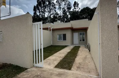 Ótima casa de 3 quartos no jardim vista alegre em araucária com entrada parcelada em 18x