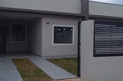 Oportunidade! linda casa novíssima no bairro tindiquera em araucária