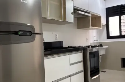 Apartamento semi - mobiliado com 1 quarto no ed prime paranaguá