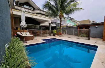 Sand lake residencial | casa triplex 4 suítes 273 m² no recreio