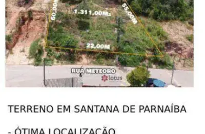 Terreno comercial à venda na Rua Meteoro, 55, Chácara do Solar II (Fazendinha), Santana de Parnaíba