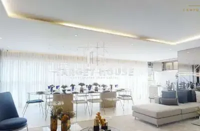 Apartamento de luxo à venda em são paulo, campo belo, com 4 quartos, 166m²