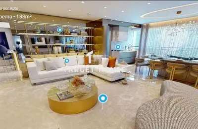 Apartamento de luxo à venda em são paulo, moema, com 4 quartos, 183m²